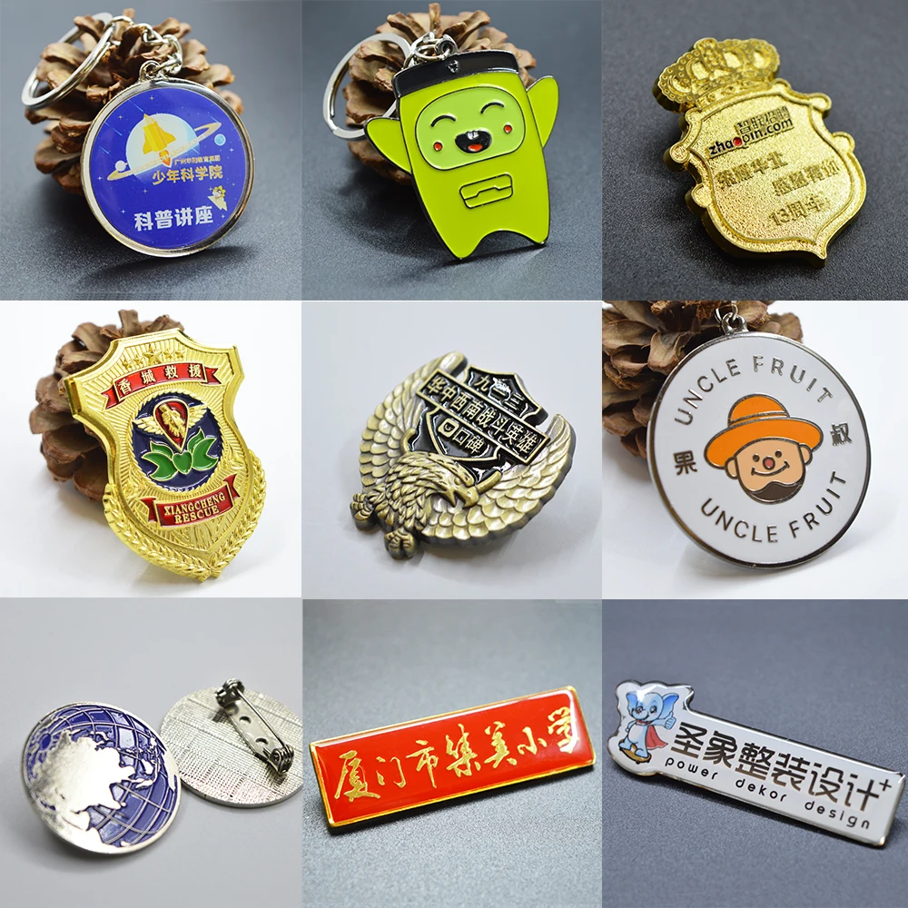 Shirley Custom hard Enamel metal Badges Brooches Soft Enamel Personal Logo Lapel Pins for Gifts genshin impact значки с аниме