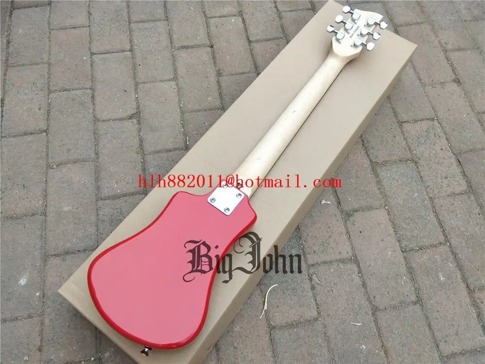 Mini Blue or Red Children Electric Guitar,Mahogany Body, Maple Neck, Rosewood Fingerboard, Chrome Hardware with Bag, BJ-374