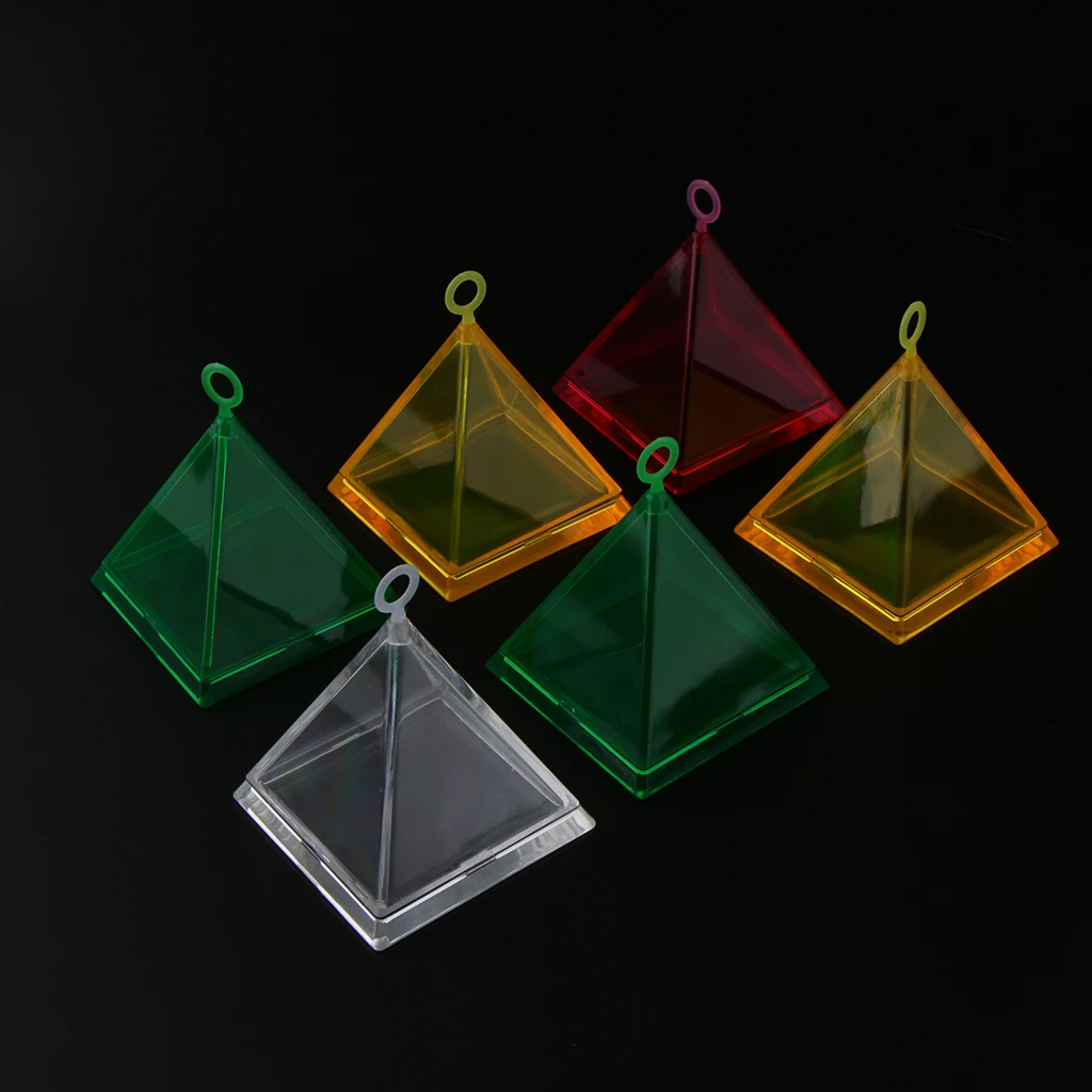 MagiDeal Pack of 6 Helium Balloons Pyramid Pendant Bearing Weight Block Party Supplier