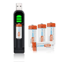 1.2V 700mAh LR1 N rozmiar Ni-Mh akumulator + ładowarka USB z LED do kalkulatora, odtwarzacza MP3, pilota, zabawek, zegara itp.