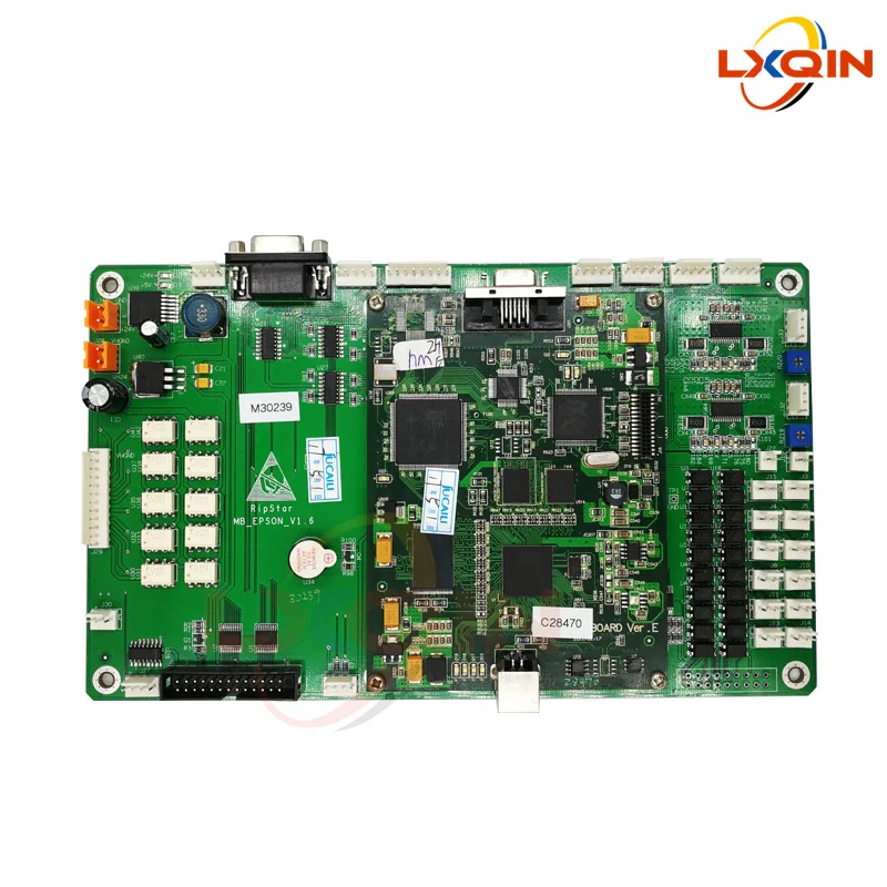 Imagem -05 - Lxqin Byhx Board para Epson Dx5 Dx7 Cabeça Dupla para Impressora Humana Xuli Allwin Twinjet Placa de Transporte Placa Principal V2.1