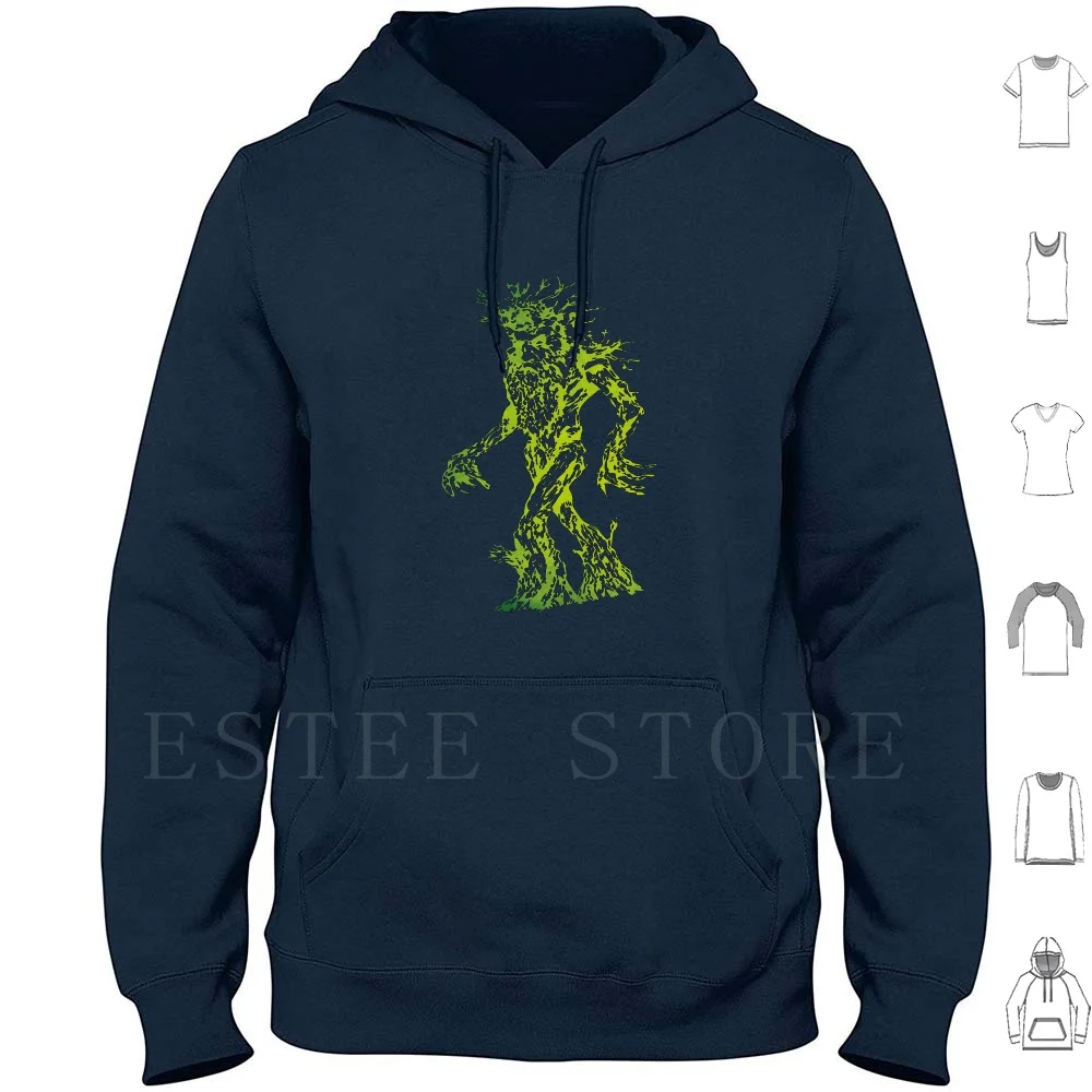 Treebeard Ents Attack Isengard | | Green Forest Version Hoodies Long Sleeve Gondor Middle Earth Tolkien Aragorn