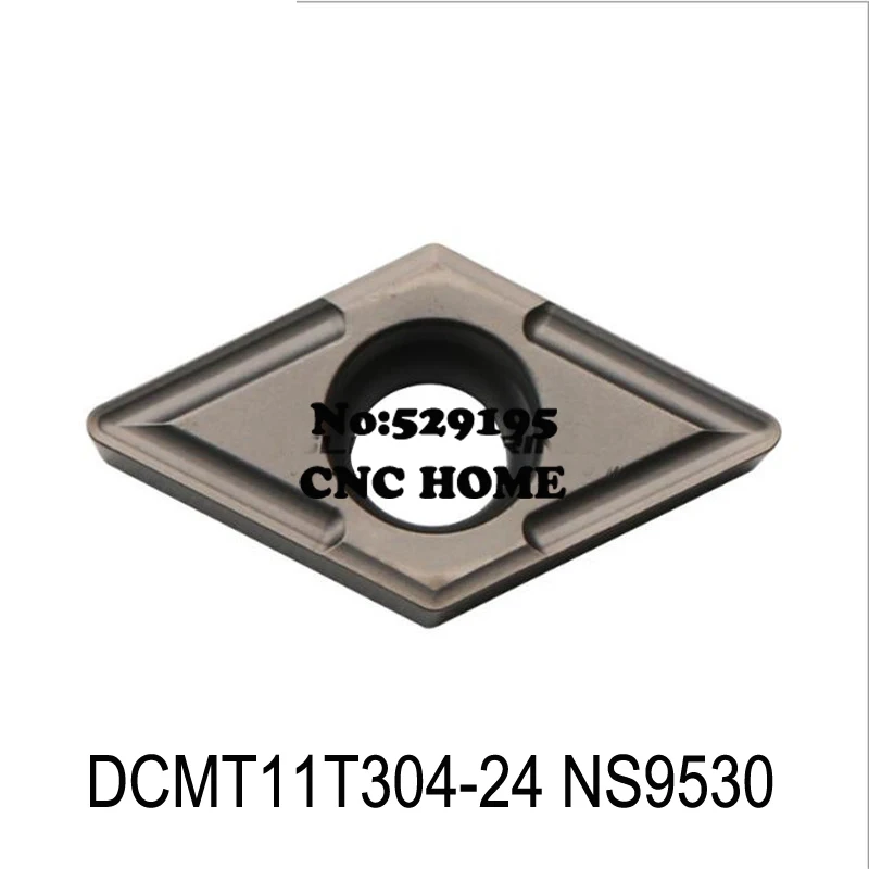 Original DCMT DCMT11T304 DCMT11T304-24 DCMT11T304-PS DCMT11T308-PS NS9530 Carbide inserts Lathe cutting turning