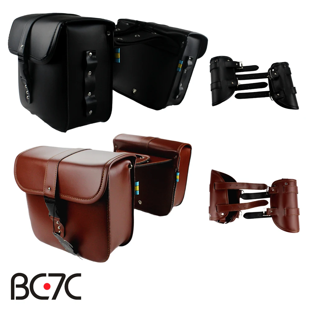 

Universal Motorcycle Side Bag Saddlebags Side Box Bag Motorbike Side Luggage Storage Tool Pouches Saddle Bag