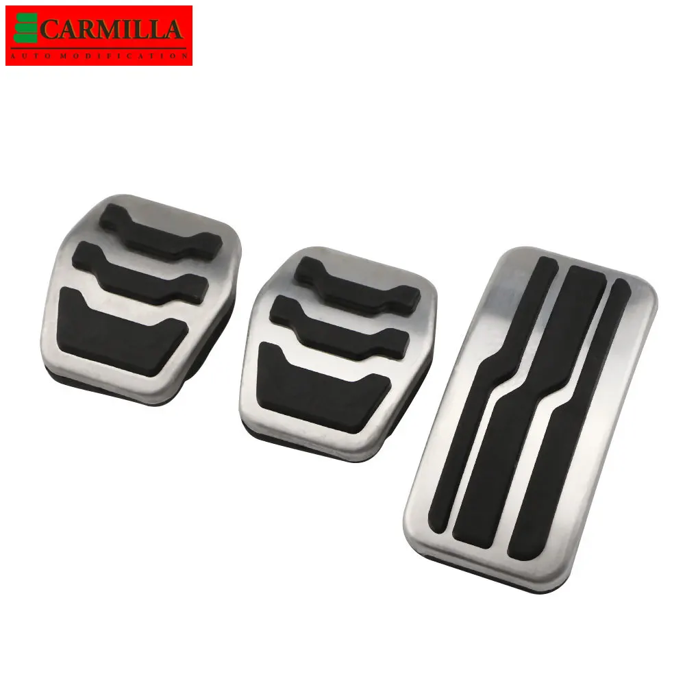 Stainless Steel Car Pedal Pads Pedals Cover for Ford Focus 2 3 4 MK2 MK3 MK4 RS ST 2005-2020 Kuga Escape 2009-2020