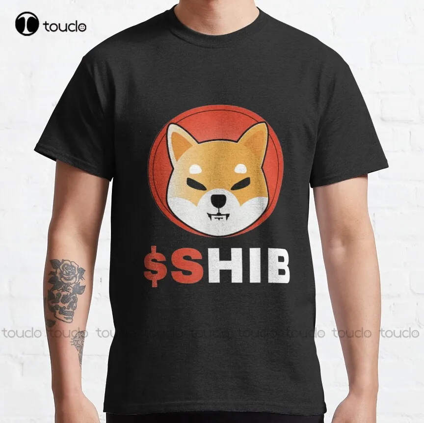 Shiba Inu Token Crypto Shib Coin Cryptocurrency Hodler Classic T-Shirt Green Shirt Custom Aldult Teen Unisex Fashion Funny New