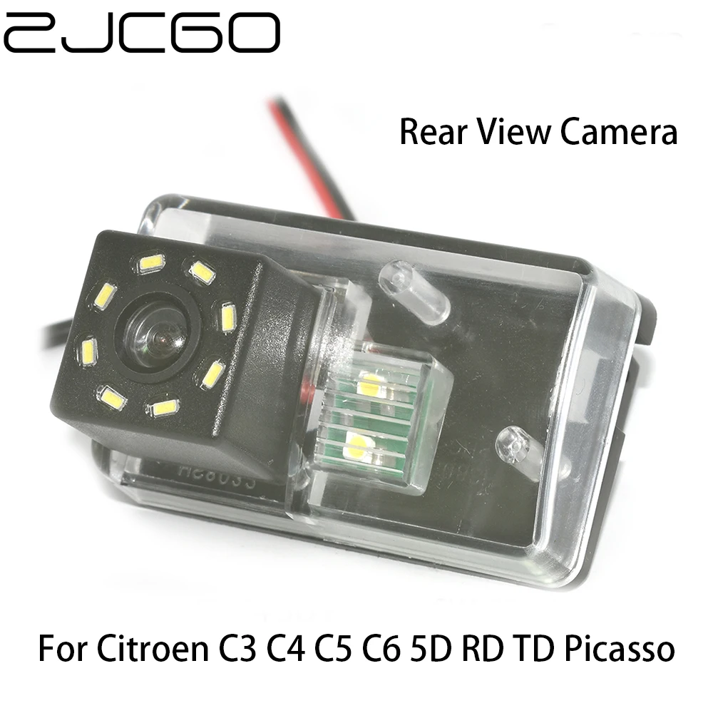 

ZJCGO HD CCD Car Rear View Reverse Back Up Parking Night Vision Waterproof Camera for Citroen C3 C4 C5 C6 5D RD TD Picasso