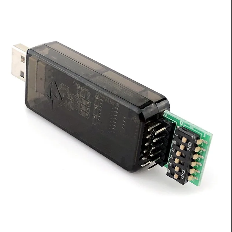 CP2102 USB to RS485 TTL RS232 Serial 12Pin ON OFF Switches Converter Adapter