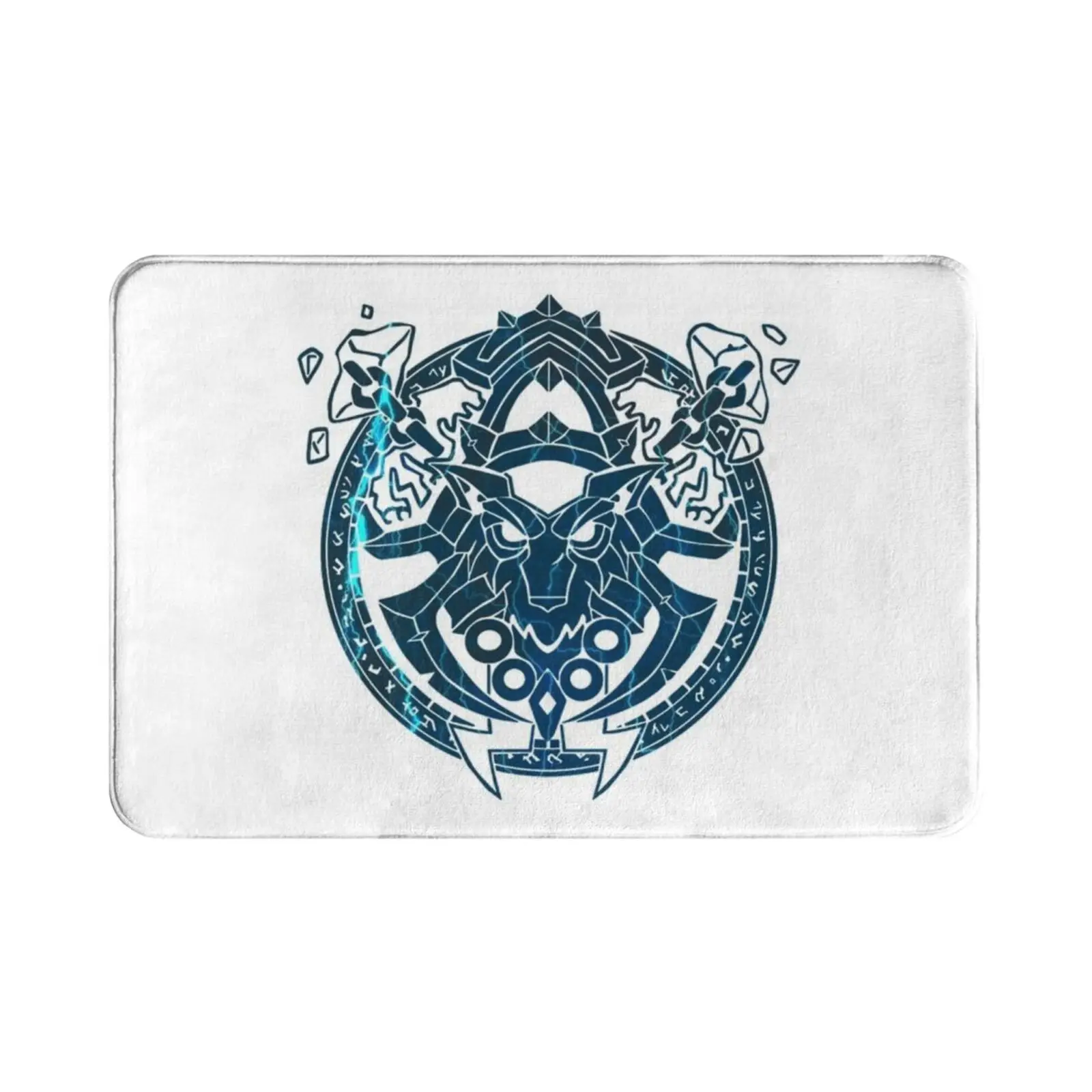 

Ковер с гербом Шамана, коврик, подушка, мягкий нескользящий герб Шамана, восстановление класса, тотем, волк, дух, молния, природа