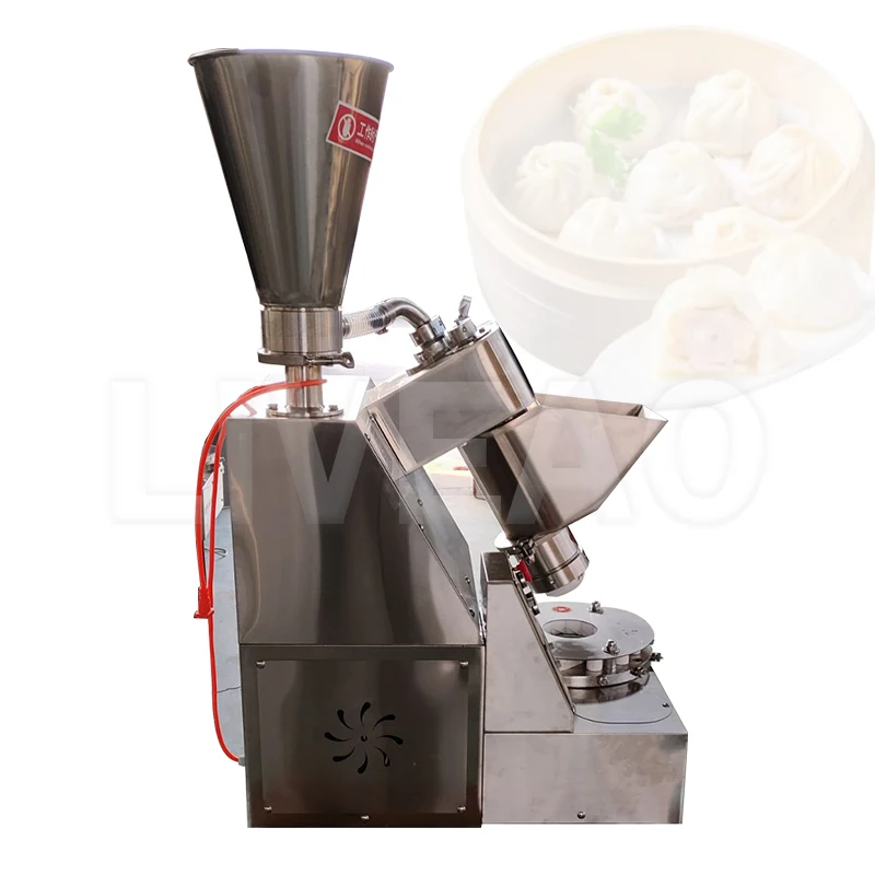 Small Xiaolongbao Maker Steamed Stuffed Bun Machine 30-160g Momo Making Machine