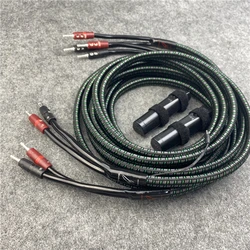 Pair Rocket 88 Speaker Cable BFA Silver Banana or Spade Plug with 72V DBS