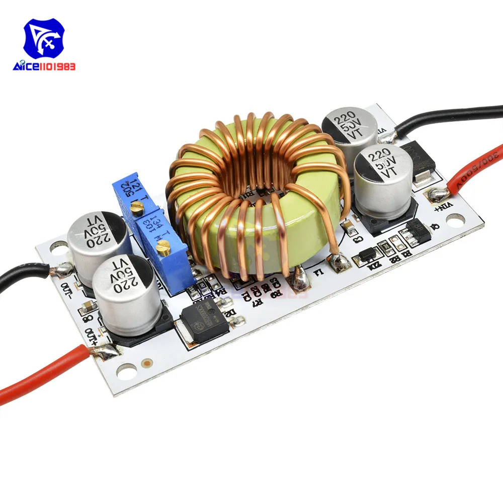 DC-DC 8,5V -48V zu 10 -50V 10A 250W Einstellbarer Boost-Konverter Step-Up Konstantstrom-Konstantspannungs-Stromversorgungsmodul – Detail 4