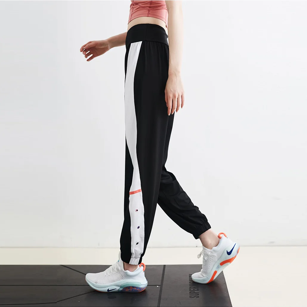 Jogers Women's Joggers Sweatpants Loose Ankle Banded Pants Casual Fitness Trousers Quick-Drying Thin High Waist Sweatpants Women