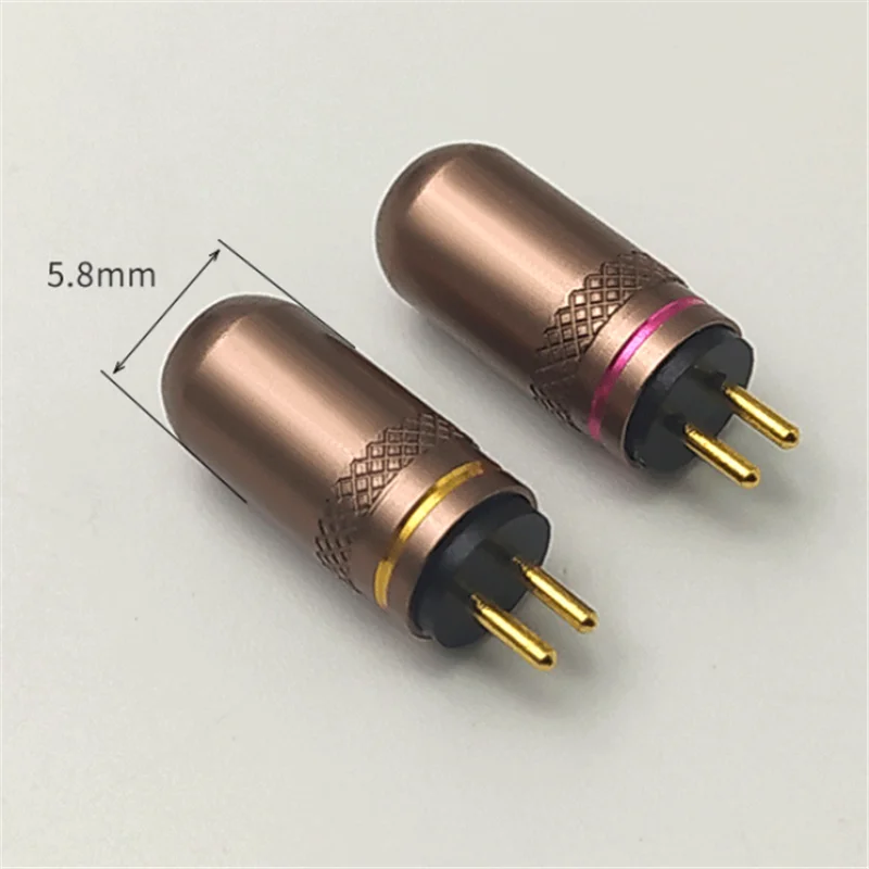 JH16Pro JH11 0.78mm W4R pin plaqué or 1 paire (L + R)