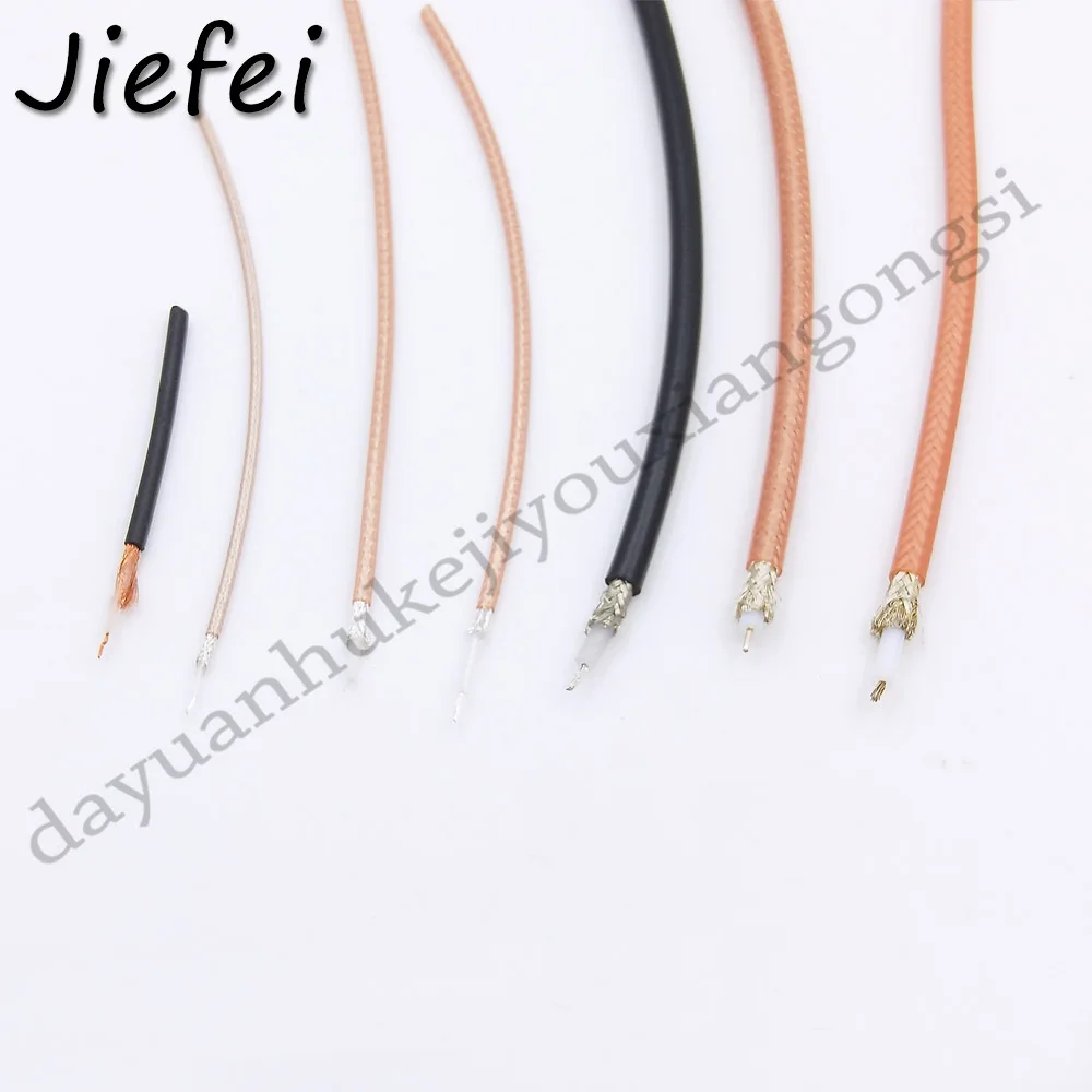 10-20M RG174 RG178 RG179 RG316 RG58 RG142 RG400 Coax Coaxial Cable Lead Low Loss RF Adapter Cord 50/75 OHM Extension Jumper New