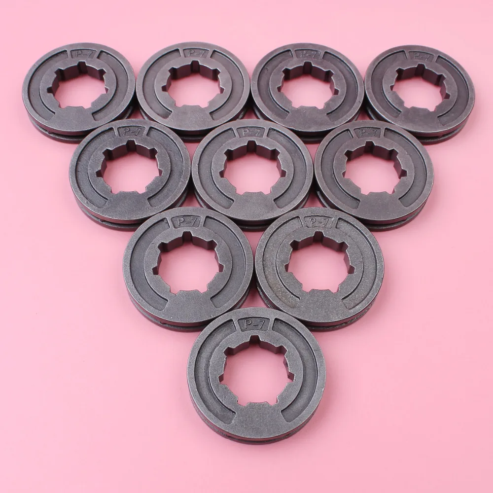 10pcs/Lot Sprocket Rim For Stihl MS250 MS230 MS210 MS180 MS170 025 023 021 018 017 Chainsaw Spare Part P7 3/8LP Inner Hole 17mm