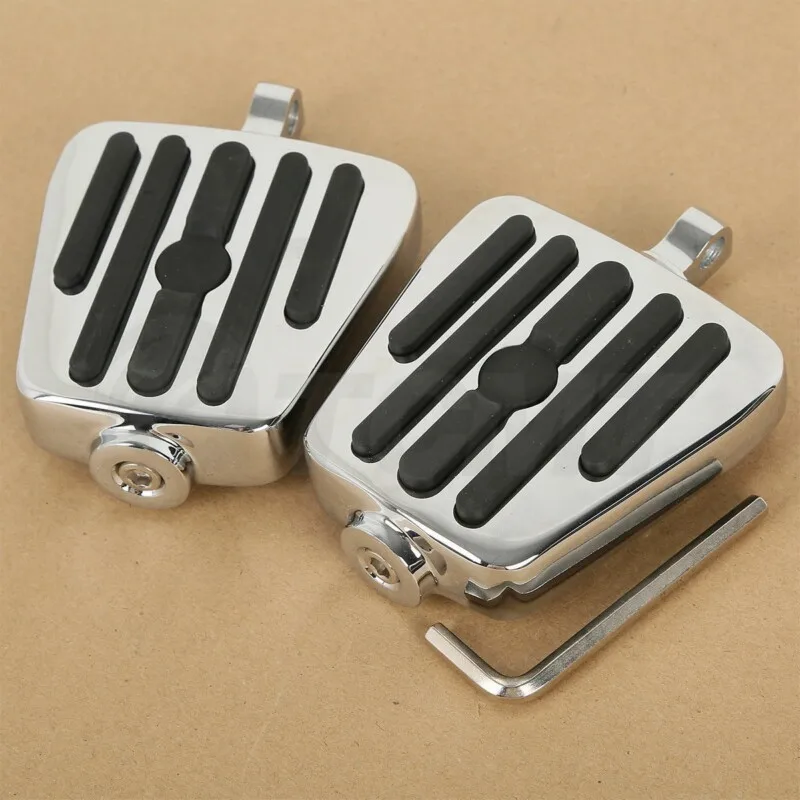 

Motorcycle Highway Peg Mini Footboards Footrest Pegs Male Mount Multi-Fit For Harley 50451-09 Dyna Softail Sportster XL 883 1200