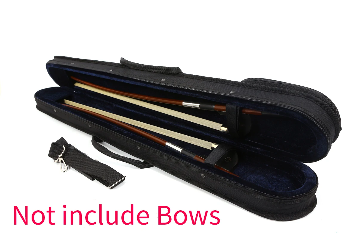

New double bass bow case For german French Bass Bow hold 2pcs Bow Bag strtong