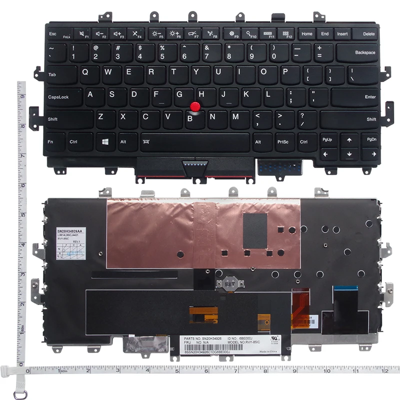 US/AR/PO/SP Keyboard for Lenovo X1 Carbon 2nd 3rd 4th 5th 6th 7th