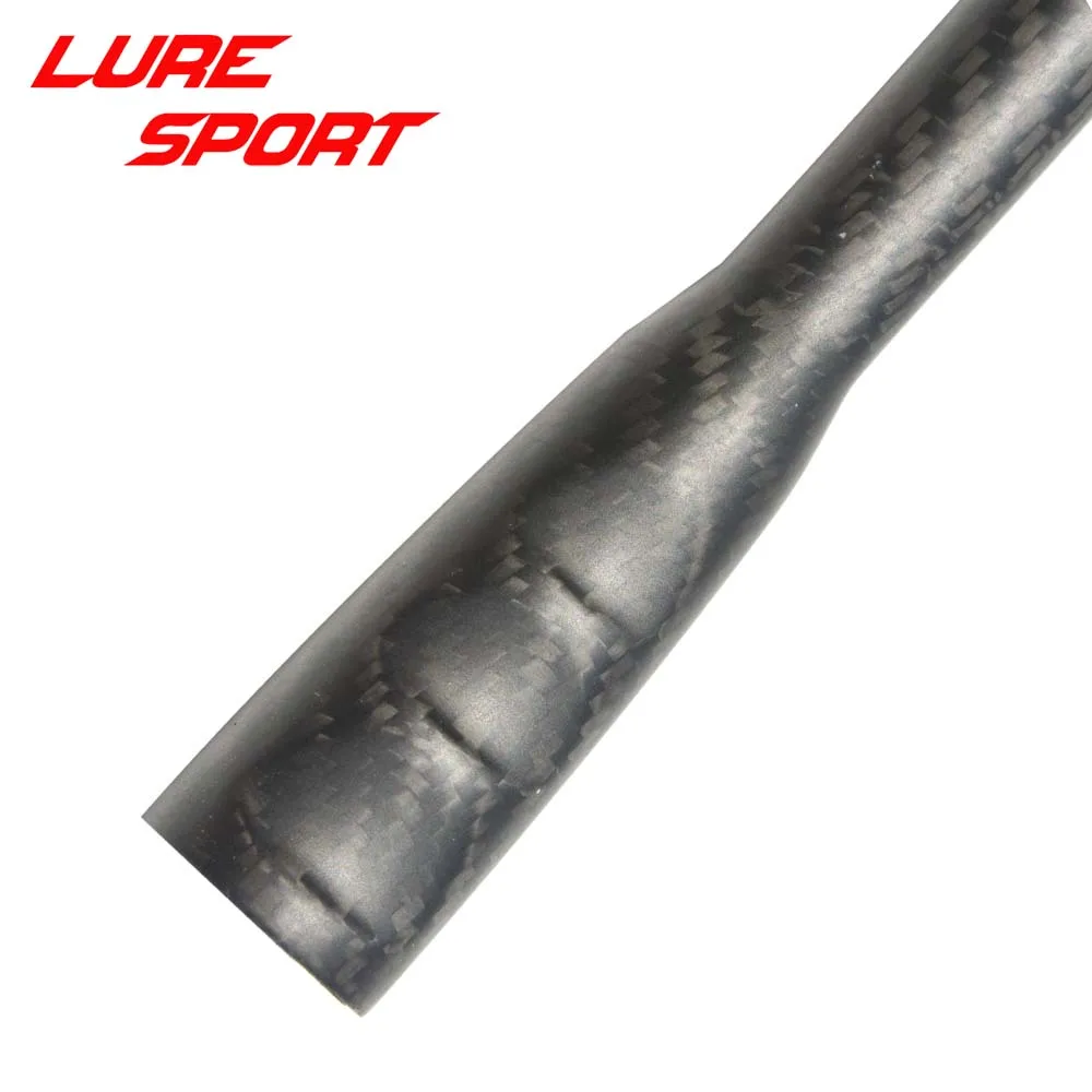 LureSport woven carbon 23cm groove Grip 3K carbon handle EVA inside Rod Building component Rod Repair DIY blank