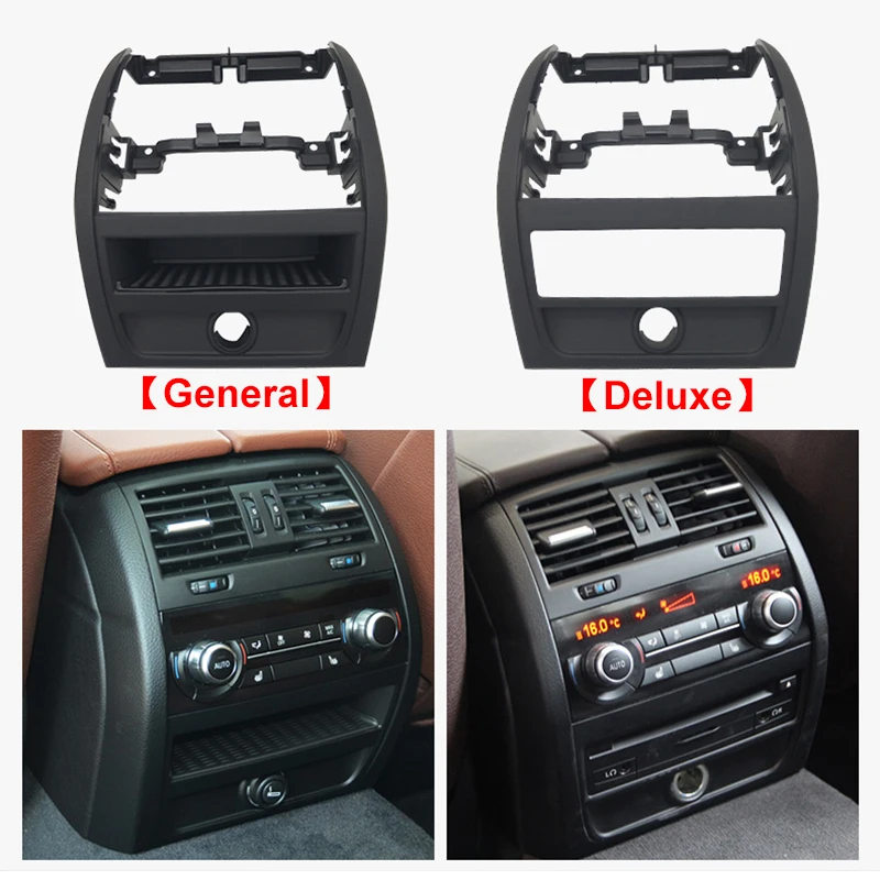 

Car Air Conditioner Rear Center Console Air Outlet Frame Trim Cover For BMW 5 Series F10 F11 F18 523i 525i 528i 530i 2010-2017