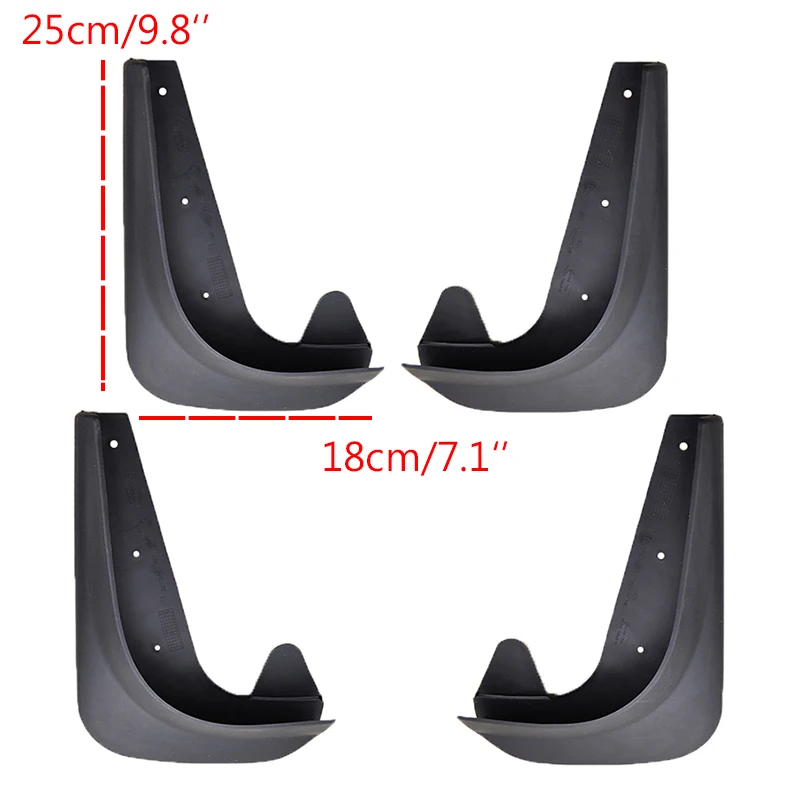 4 sztuk Mud klapy błotniki Splash Guards błotniki przednie tylne dla Renault Megane II III IV klasyczny Grand GT grandTour RS trofeum