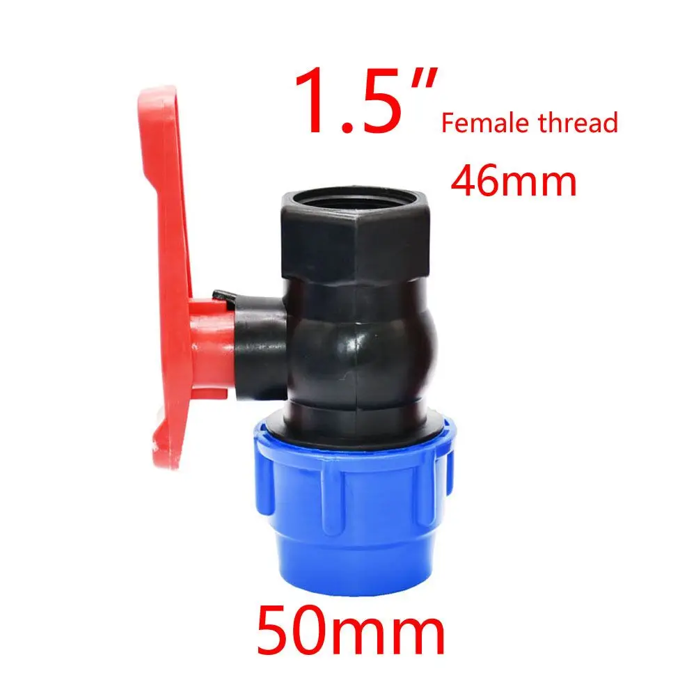 Female Connector 20mm 25mm 32mm 40mm 50mm Plastic PE Pipe Quick Connector Fast Joint Repair Fittings For Agricultural Irrigatio