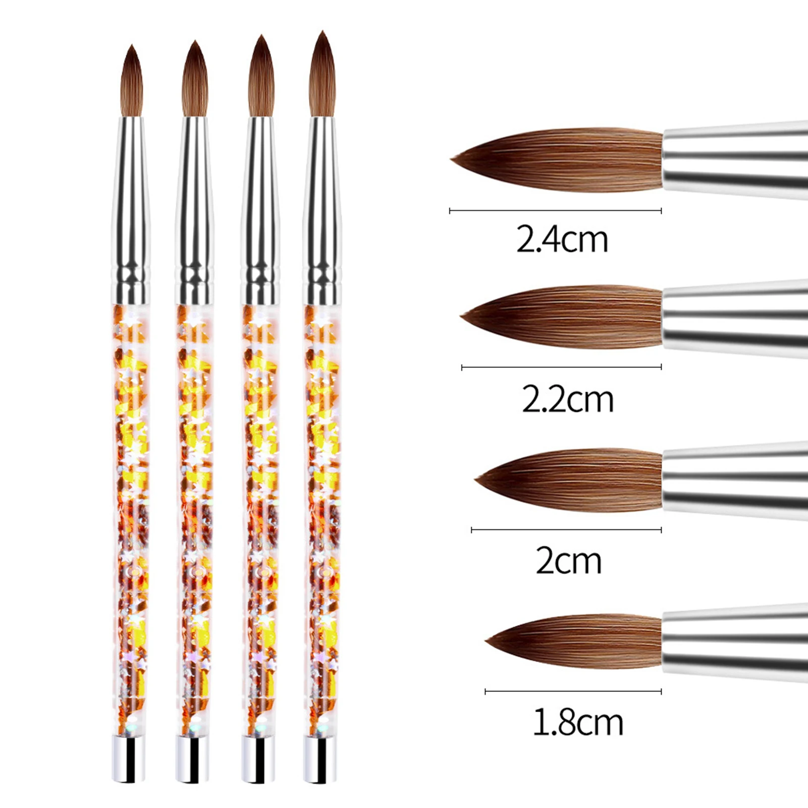 Nail Art Brush Acrylic French Stripe Nail Art Liner Brush Set Tips Manicure Drawing Pen UV Gel Brushes Art Painting Tools