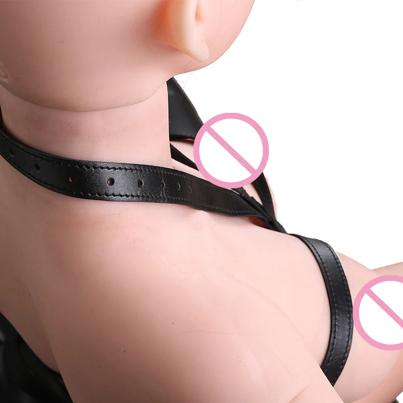 Leather Breast Bra Mamma Bondage Harness Sex Belt Slave Games Exotic Accessories BDSM Restraints Sexual Toys for Women Sex Toys