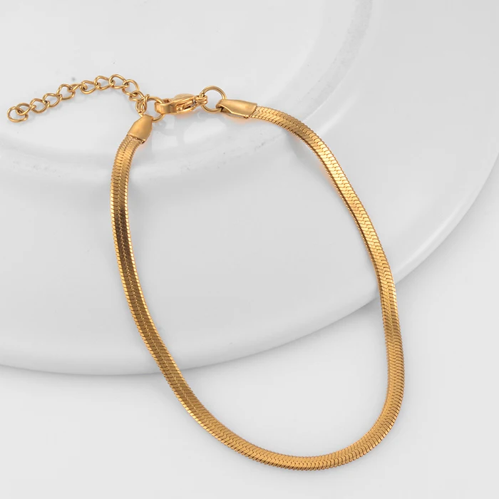 Edelstahl-Schlangenkettenarmband Hochwertiger Schmuck Bestseller Klassiker für Männer und Frauen – Detail 5