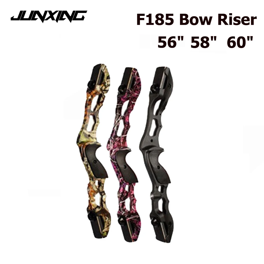 

JunXing F185 Recurve Bow Riser 17/19/21 Inches Aluminum Alloy Handle for Archery Hunting Shooting