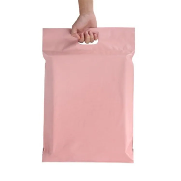 25pcs Smell Proof Blank Tote Express Courier Self-Sealing Bags Portable Plastic Poly Envelope Shoes Box Gifts Mailing Pouches