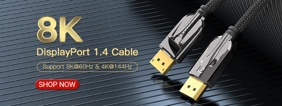 Tions DisplayPort zu HDMI Adapter 4K Männlichen DP auf HDMI Buchse Video Audio Converter für PC Laptop Projektor DisplayPort zu HDMI – Detail 1