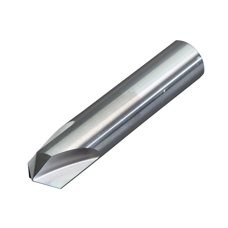 Fresa per smussatura in alluminio al carburo di CNC 60 90 120 gradi rivestita 3 flauti fresa per incisione e intaglio utensili per punte del Router