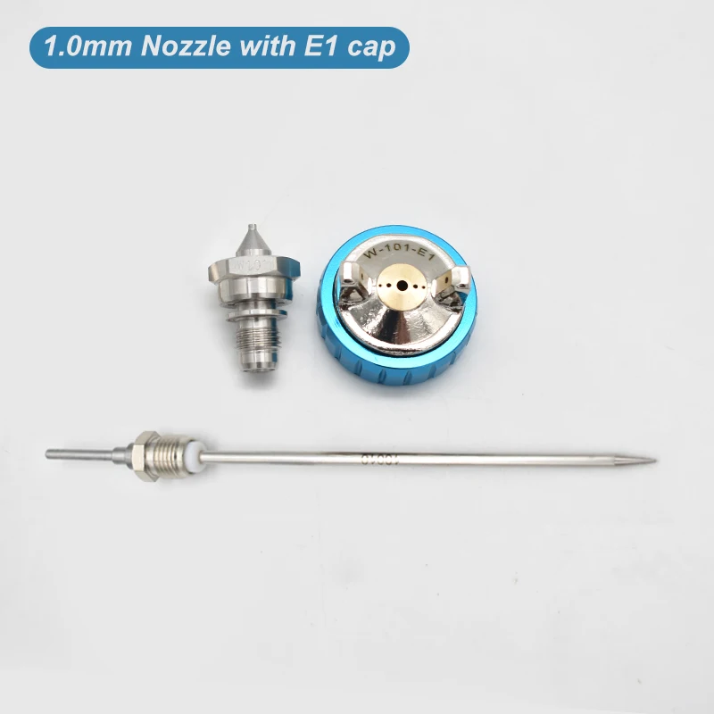 LISSON Spray Gun Nozzle Kit Set W101 Nozzle 1.0/1.3/1.5/1.8mm Nozzle Needle Tip Set W-101 Replacement Repair Spare Parts