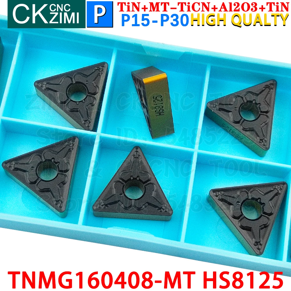 TNMG160408-MT HS8125 TNMG 160408 MT HS8125 Inserts En Carbure Inserts De Tournage Externes Outils Machine CNC Tour À Métal Outils De Coupe Pour L'acier