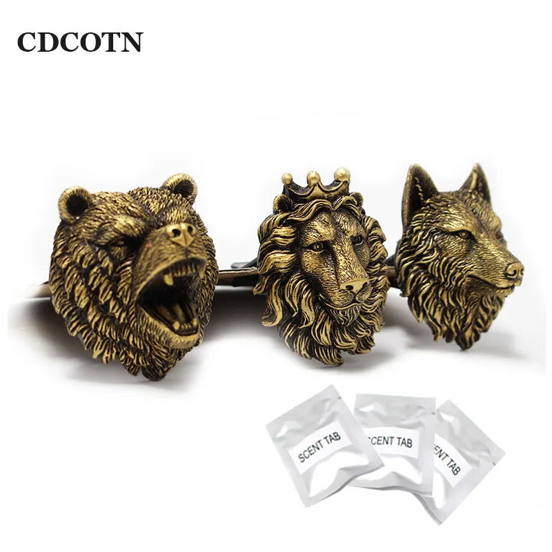 Car Perfume Air Freshener Resin Animal Beast Auto Interior Decoration Ornaments Car Air Conditioning Air Outlet Fragrance Clip