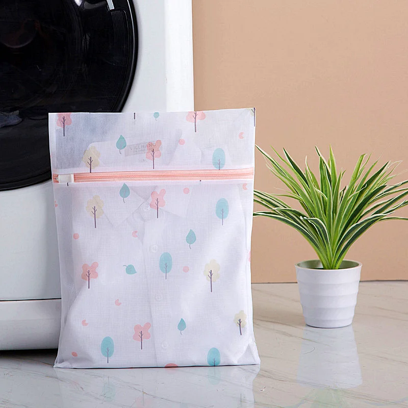 6 Sizes Polyester Laundry Wash Bag Organizer for Underwear Clothes Bra Wash Pouch Washing Machine Bag Household Laundry Products