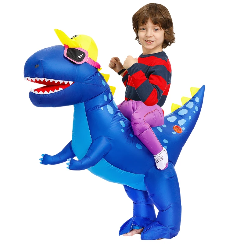 Kids Dinosaurus Kostuum Anime Purim Carnaval Party Cosplay Jongens Meisjes Dier Opblaasbare Kostuums Pak Voor Kind Halloween