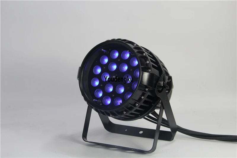 6 pieces IP65 zoom led 18*18w par light rgbwa+ uv 6 in1 led zoom par light waterproof outdoor led par lights with zoom