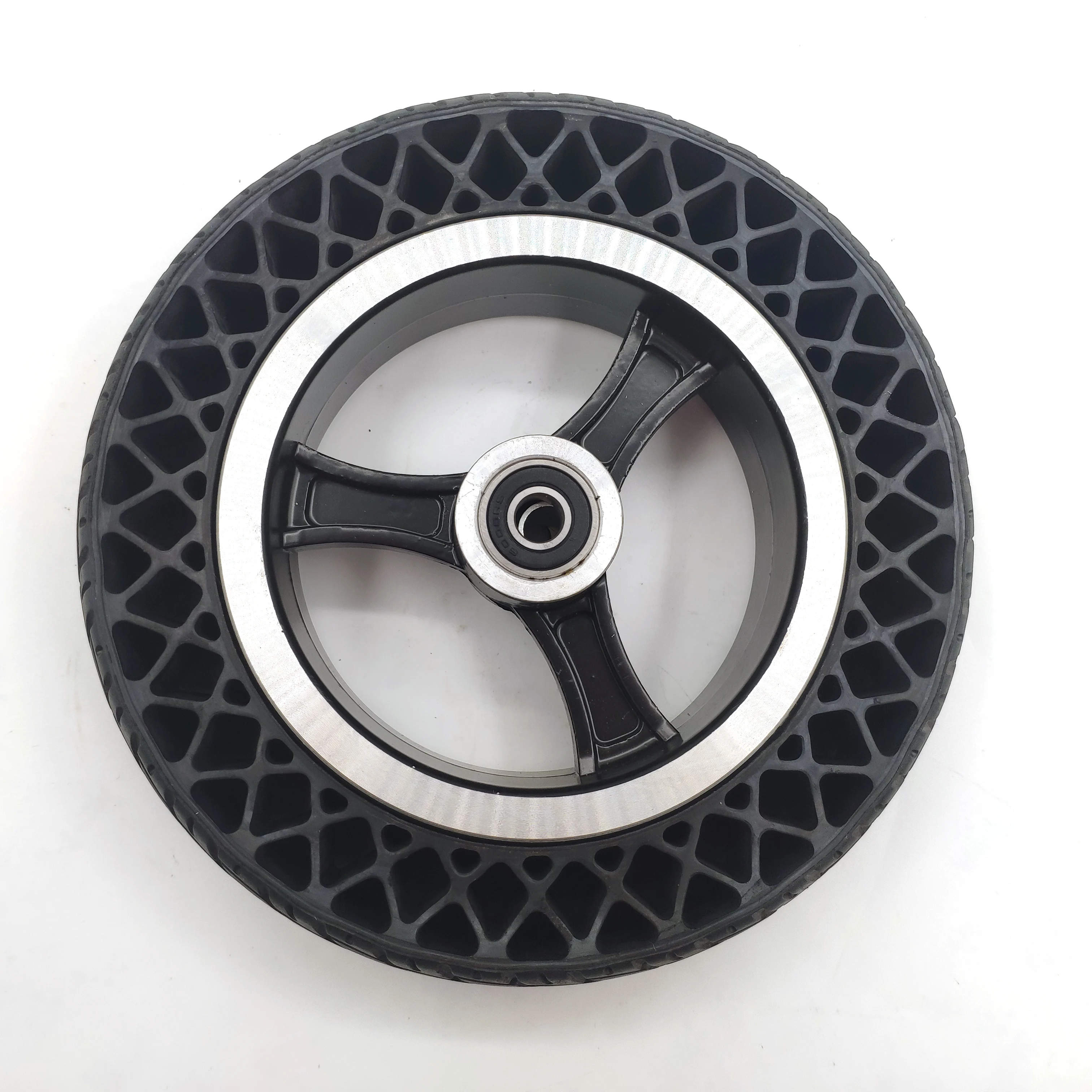 

200x50 Honeycomb wheel tyre with alloy hub 8 inch solid tire stab-proof, wear-resistant and non inflatable 200*50 tyre