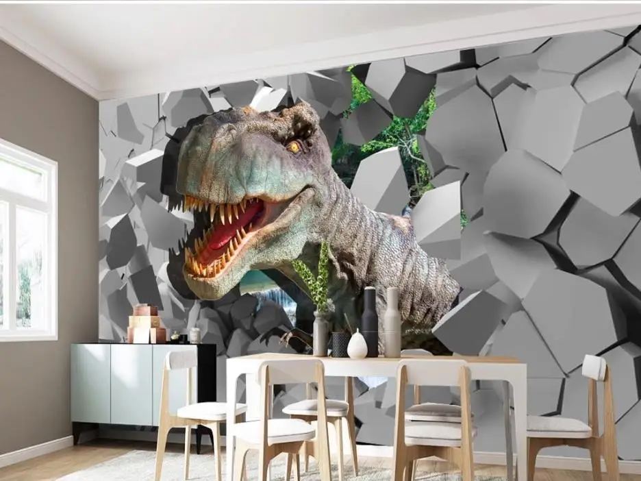 

modern wallpaper for living room 3D broken wall brick wallpapers stereo painting background wall