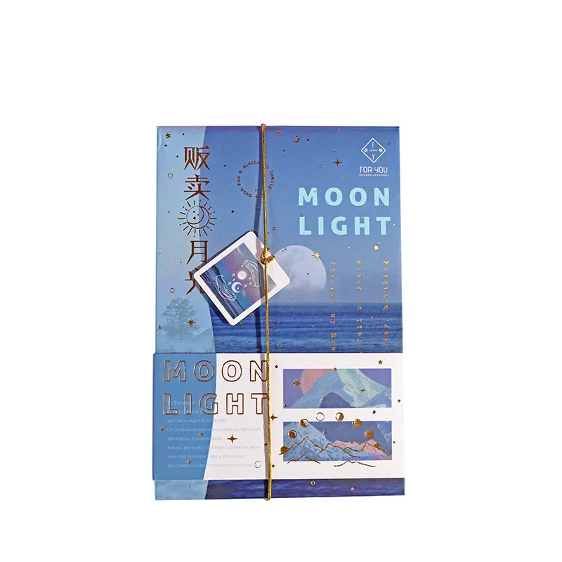 30 Sheets/Set Romantic Moonlight Series Postcard Dreamy Sun, Moon and Stars Writing Greeting Cards Gift Stationery