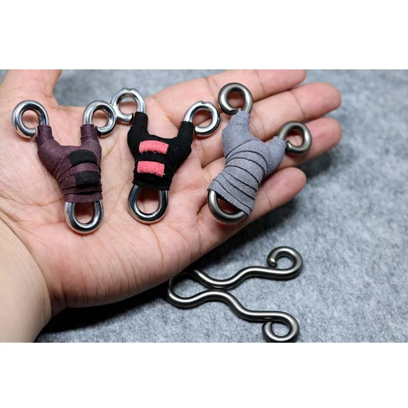 Mini Stainless Steel Slingshot with Handmade Handle  Professional Pocket Hunting, Shooting Catapult Bow  High Quality  Hot Sale