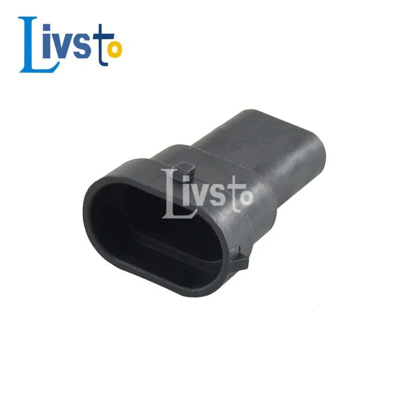 Delphi 2 Pin Way Automotive Sealed Connector Mistlamp Licht Socket H11 H8 H9 Xenon Plug 12124819 12124817