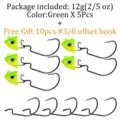 5pcs 12g green