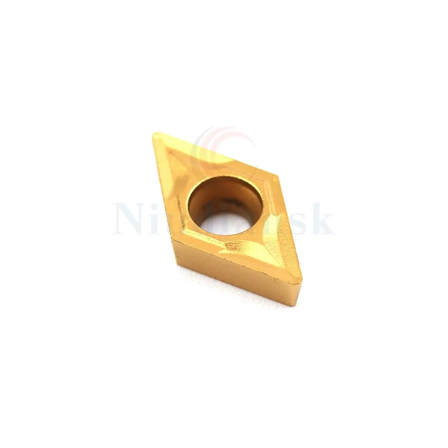 DCMT070204 VP15TF DCMT070204 UE6020 US735 inserti in metallo duro utensile per tornitura CNC utensile per tornio in metallo per la lavorazione di acciaio inossidabile, acciaio