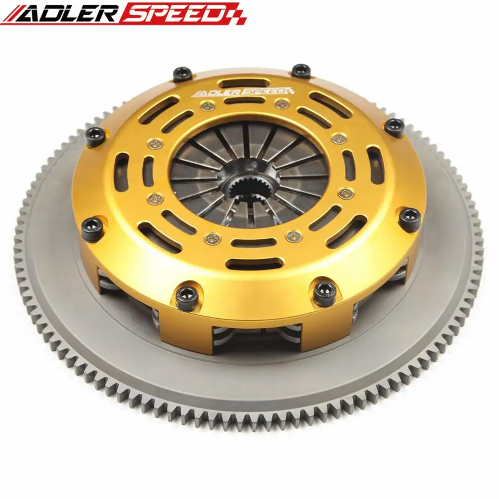 ADLERSPEED Clutch Twin Disk Kit For Acura CSX ILX RSX, RSX TYPE-S TSX / Honda Accord K20 K24 Standard WT