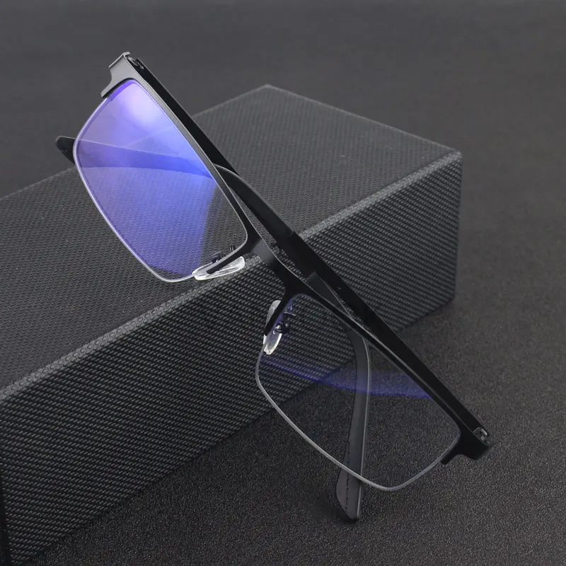 Photochrome Sonnenbrille Frauen Männer Anti Blue Ray Computer Brille Halb Rahmen Spektakel Vanlook Marke – Detail 2