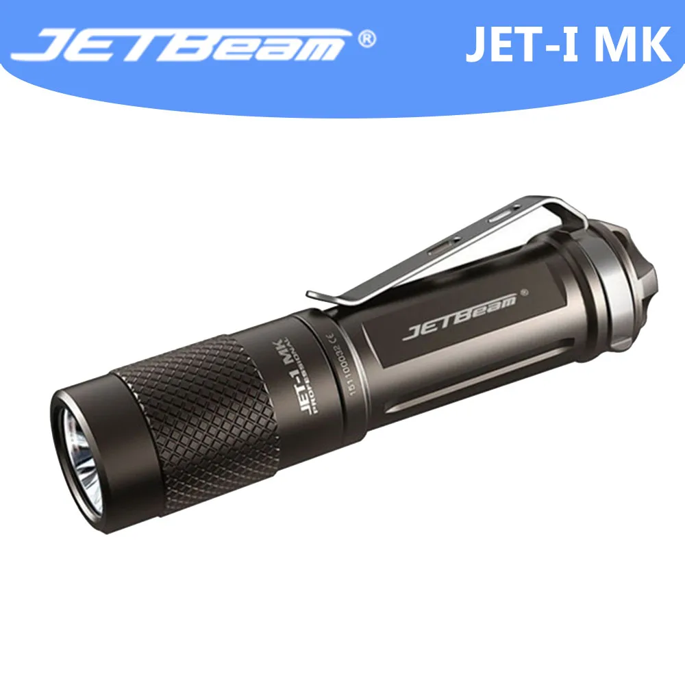 Jetbeam JET-I MK I-MK XP-G2 LED Flashlight -480 Lumens w/8x Eco-Sensa AA Batteries w/ Exclusive Jetbeam Keychain Light